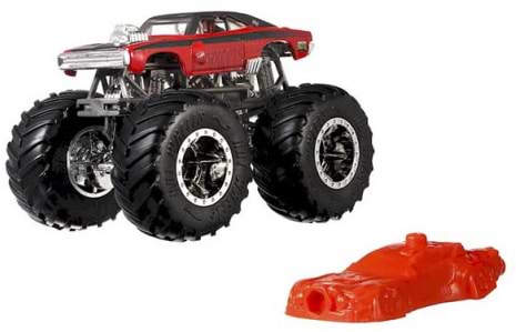Фото - Уценка - Базовая машинка Hot Wheels Внедорожник 1:64 серии «Monster Trucks» (в асс.) (FYJ44)