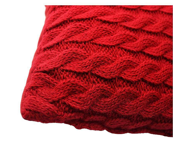 Фото - Подушка декоративна Прованс Коси червоні 33х33 см (027419)