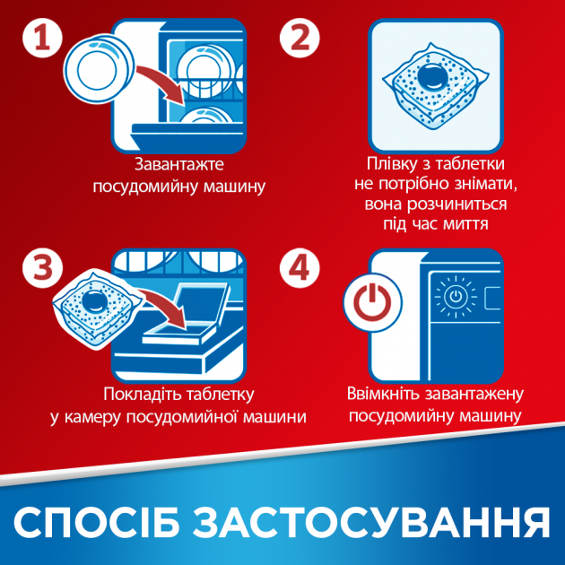 Фото - Таблетка для посудомийної машини Somat Gold 70 шт