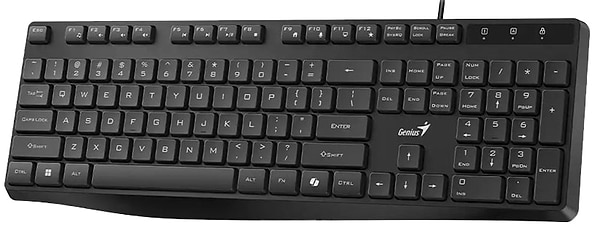 Фото - Клавіатура дротова Genius KB-117S Black (31300017409)