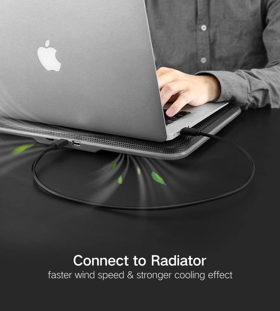 Фото - Кабель USB type A - USB type A UGREEN US102 USB 2.0 A Male to A Male 0.5m Black (10308)