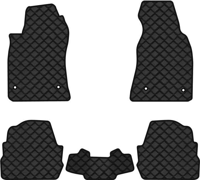 Килимки з екошкіри в салон авто EVAtech ECO для A6 (C5) FWD Restyling Audi 2001-2004 2 покоління Combi EU AU32841CG5AV4BBB