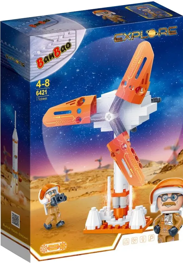 Пластиковий конструктор Banbao
 "Космічні дослідження" (106 Ел.) Дослідження вітру (6421 )