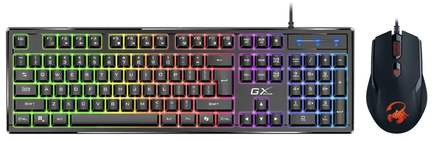Клавиатура+мышь Genius Scorpion KM-GX6 Black (31330010409) - Фото 1