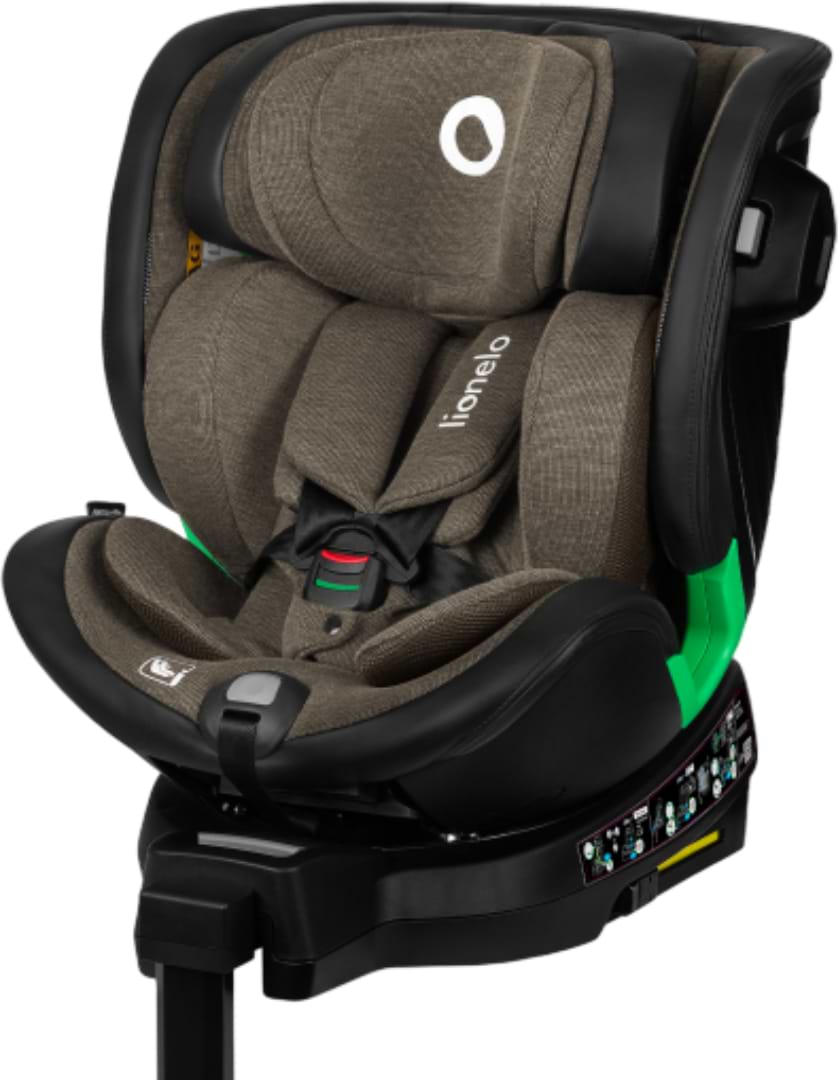 Автокресло Lionelo HARMONY I-SIZE GREEN OLIVE LEATHER