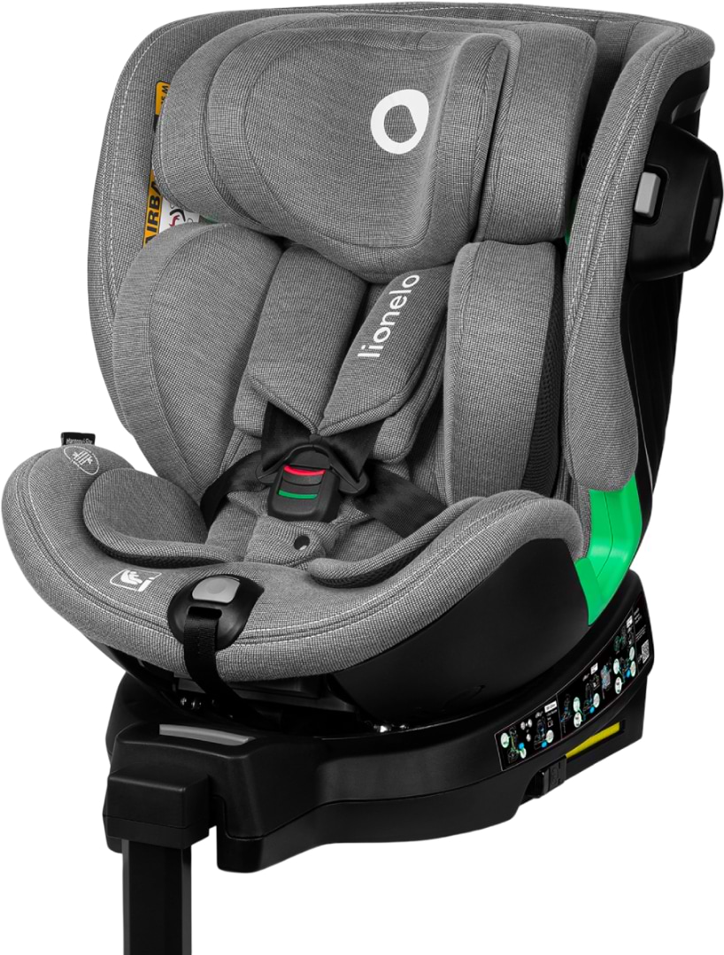 Автокресло Lionelo HARMONY I-SIZE GREY CONCRETE BAMBOO