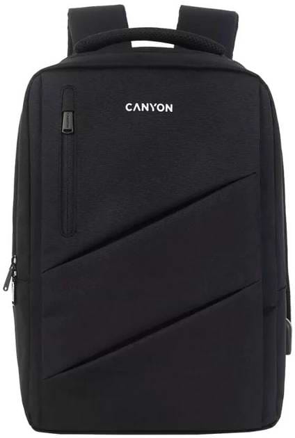 Фото - Рюкзак для ноутбуку Canyon BPE-5 Urban USB 15.6'' 12-18L Black (CNS-BPE5B1)