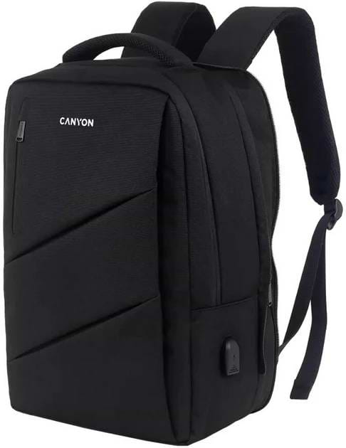 Фото - Рюкзак для ноутбуку Canyon BPE-5 Urban USB 15.6'' 12-18L Black (CNS-BPE5B1)