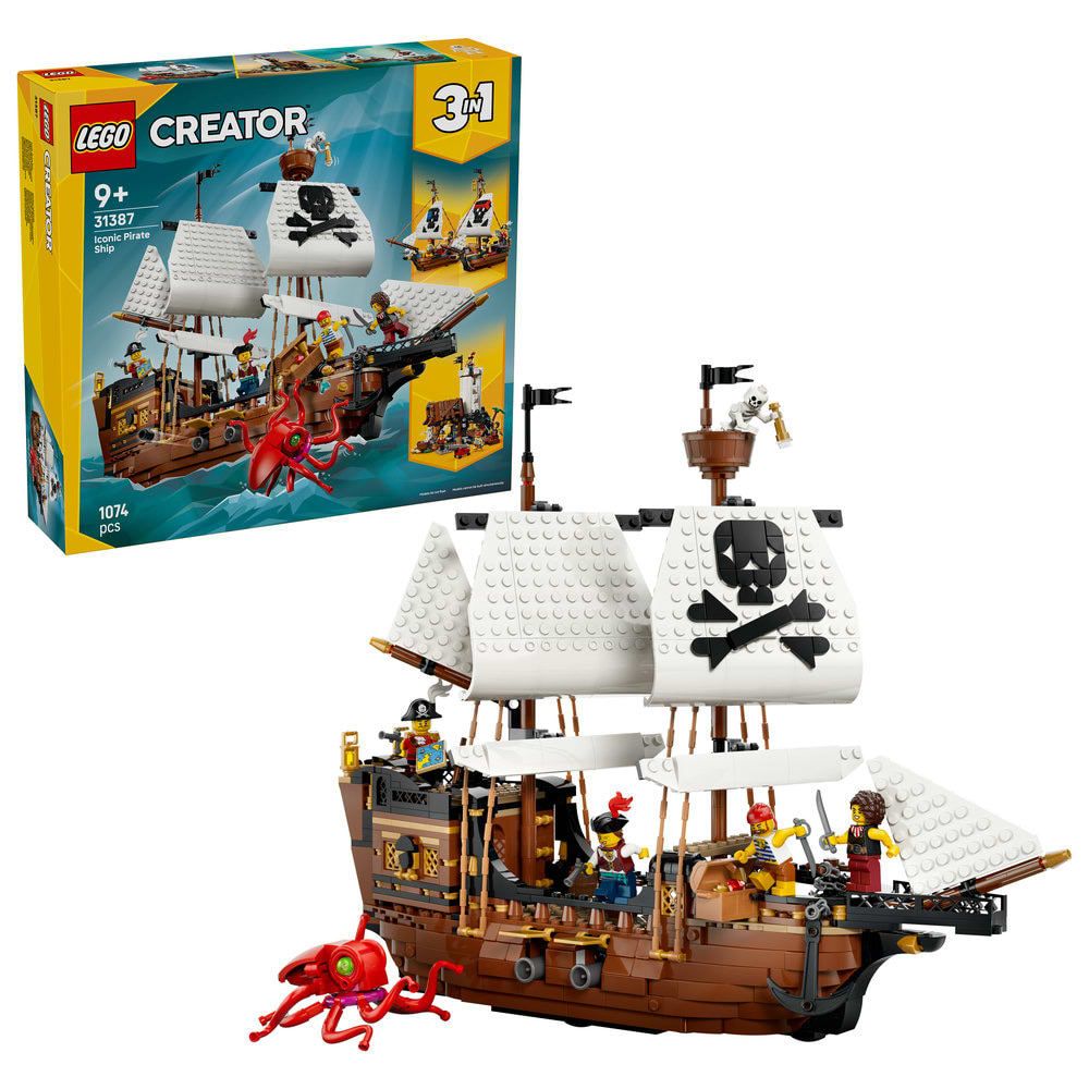 Конструктор LEGO Creator Культовий піратський корабель (31387)