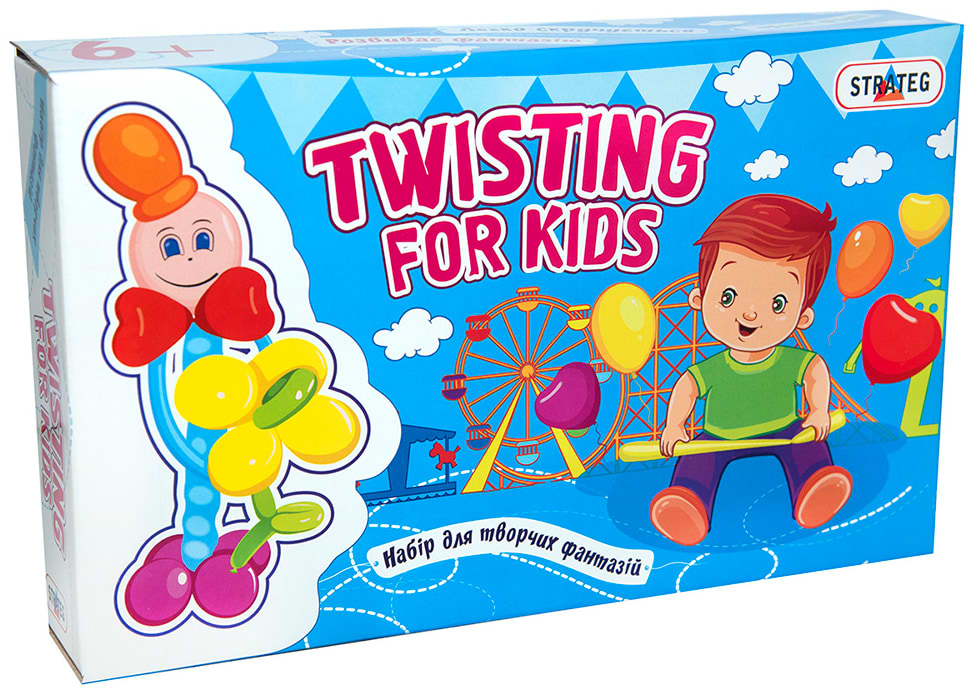 Набір для виготовлення іграшок Strateg из шаров "Twisting for kids" (314) - Фото 1
