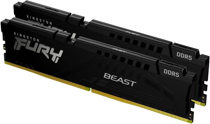 Фото - Память DDR Kingston Fury Beast DDR5-5200 64GB (2x32) CL36-40-40  1.25V EXPO (KF552C36BBEK2-64)