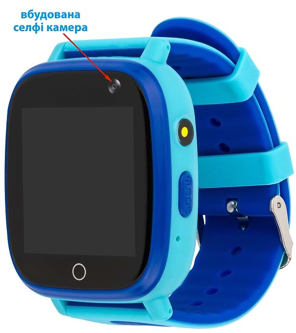 Фото - Детские часы AmiGo GO001 Swimming Camera+LED Blue