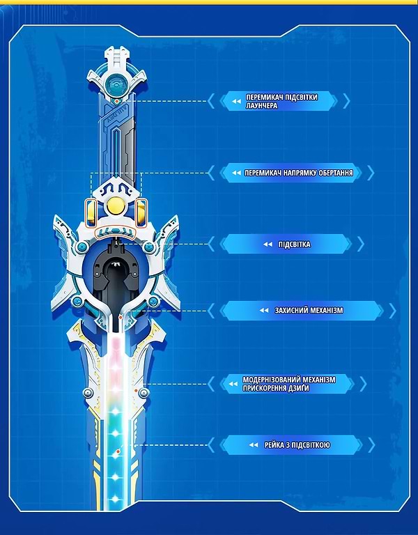 Фото - Волчок Auldey Infinity Nado VI Deluxe Pack Крылья Бури (Gale Wings) (EU654231)