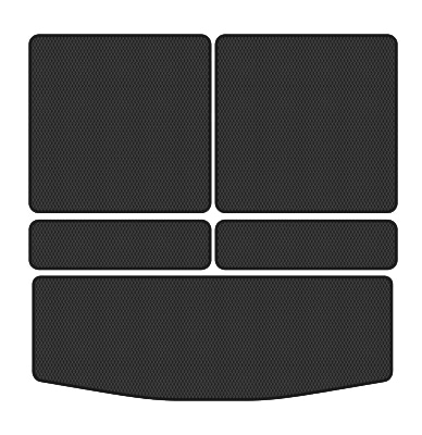 Фото - EVA коврик в багажник авто EVAtech для Outlander 7 seats Mitsubishi 2013 3 поколение SUV USA (MT31483BG5RBB)