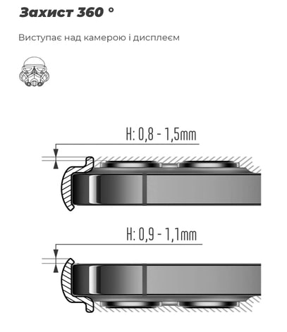 Фото - Чохол для смартфону Armorstandart Icon for Samsung Galaxy A04e SM-A042/M04 SM-M045/F04 SM-E045 Camera cover Black (ARM65140)