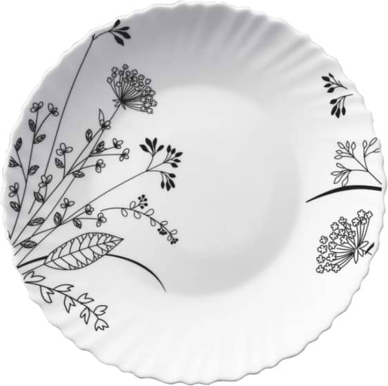 Фото - Салатник Vittora V-175BW Wave Черно-белое соцветие 175 мм