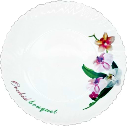 Тарелка десертная Vittora V-190O Wave Букет орхидей 190 мм