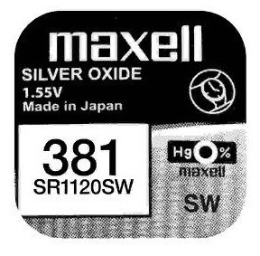 Элемент питания тип SR1120SW Maxell SR1120SW 1PC EU MF (18289400)