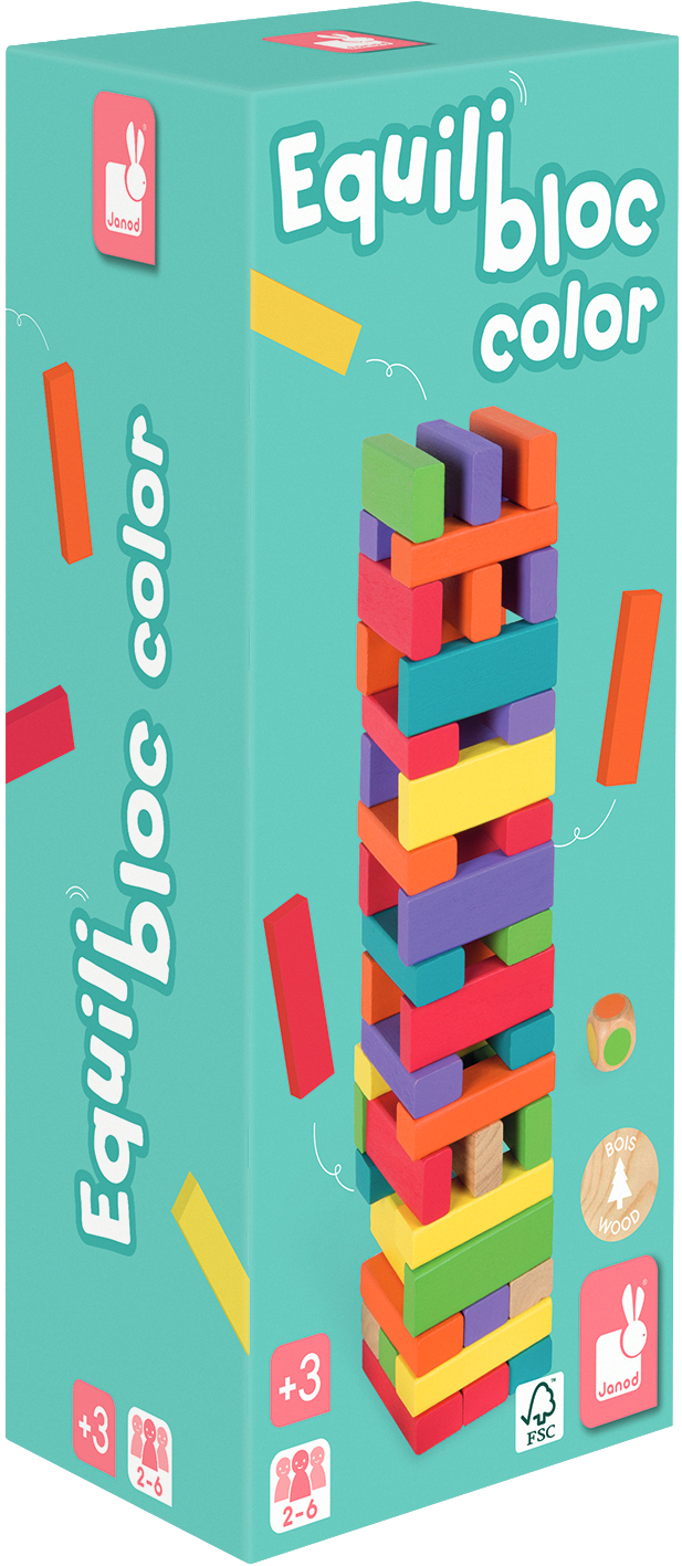 Настільна гра (3-4 роки) Janod Дженга (J02012) - Фото 1