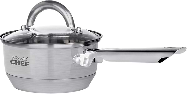 Фото - Ковш BRAVO CHEF 14 см 1.15 л с крышкой (BC-4001-14)