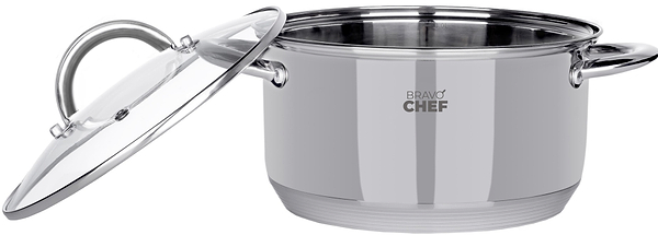 Фото - Кастрюля BRAVO CHEF 16 см 1.9 л с крышкой (BC-2001-16)