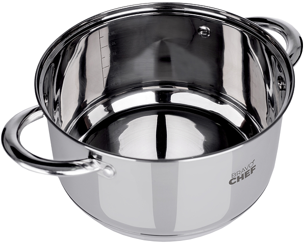 Фото - Кастрюля BRAVO CHEF 16 см 1.9 л с крышкой (BC-2001-16)