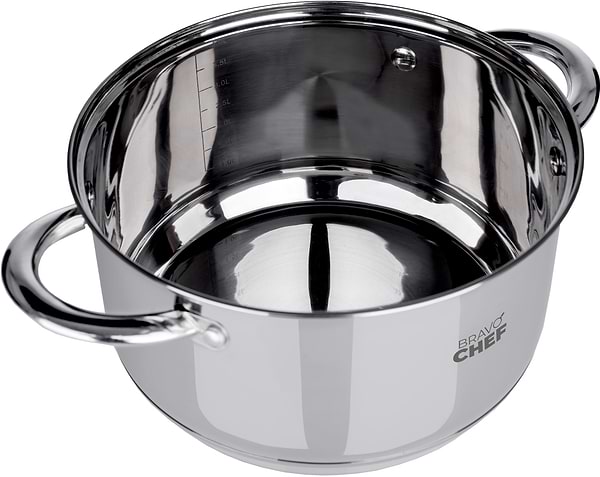 Фото - Каструля BRAVO CHEF 20 см 3.6 л з кришкою (BC-2001-20)