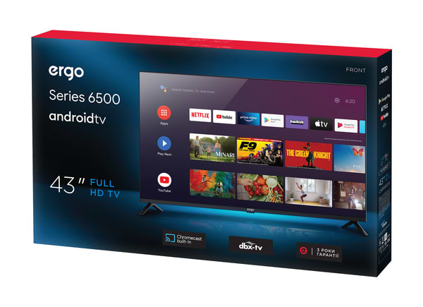 Фото - Телевізор Ergo 43GFS6500