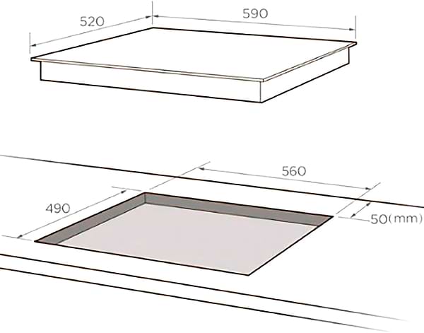 Фото - Варильна поверхня електрична Midea MC-HF672B