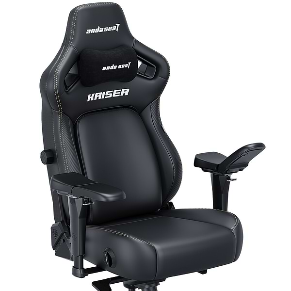 Фото - Крісло для геймерів Anda Seat Kaiser 4 Size XL Black Premium PVC (AD12YDDC-XLL-20-B-PV/C)