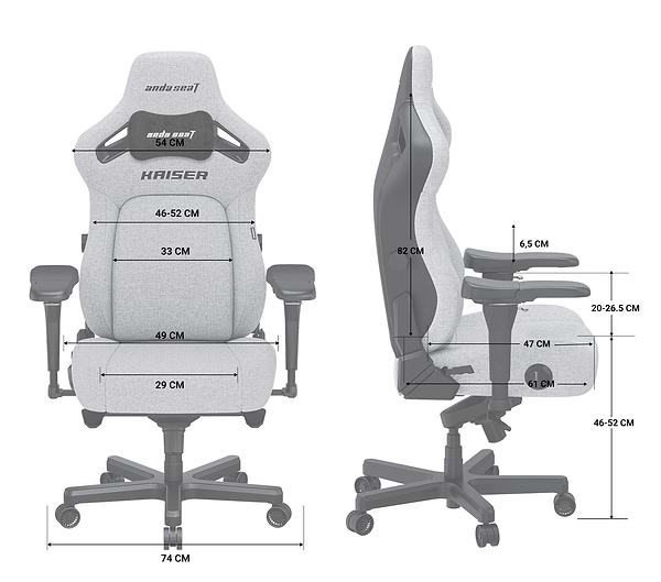 Фото - Кресло для геймеров Anda Seat Kaiser 4 Size L Purple Premium PVC (AD12YDDC-L-20-V-PV/C)