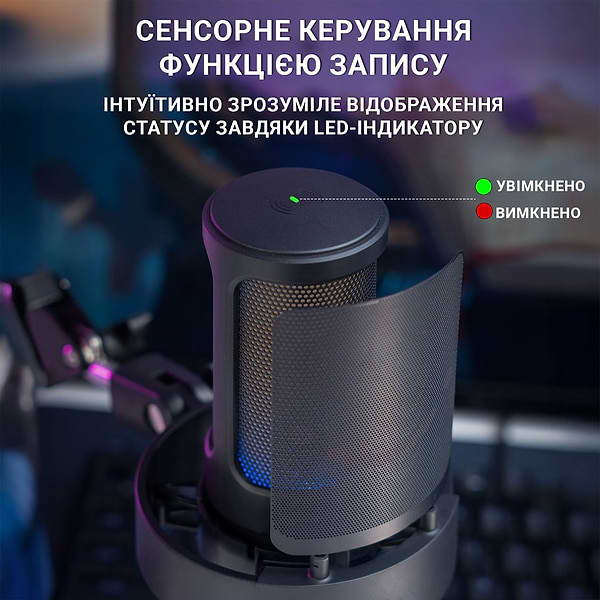 Фото - Мікрофон до комп'ютера Fifine A8T USB Black