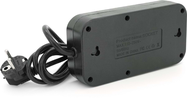 Фото - Сетевой фильтр Voltronic F09U 3р EU+4 USB+1PD 2m (31671)