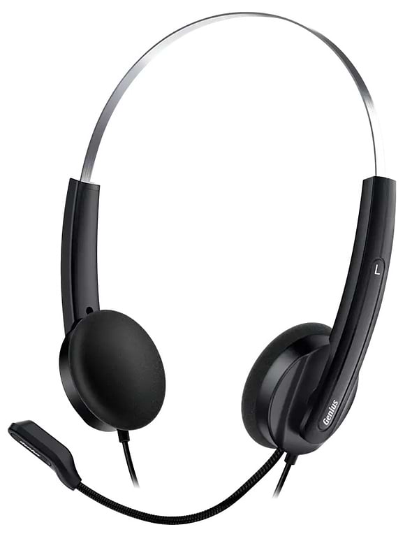 Фото - Гарнітура дротова Genius HS-220U USB-C 2.4m Black (31710032401)