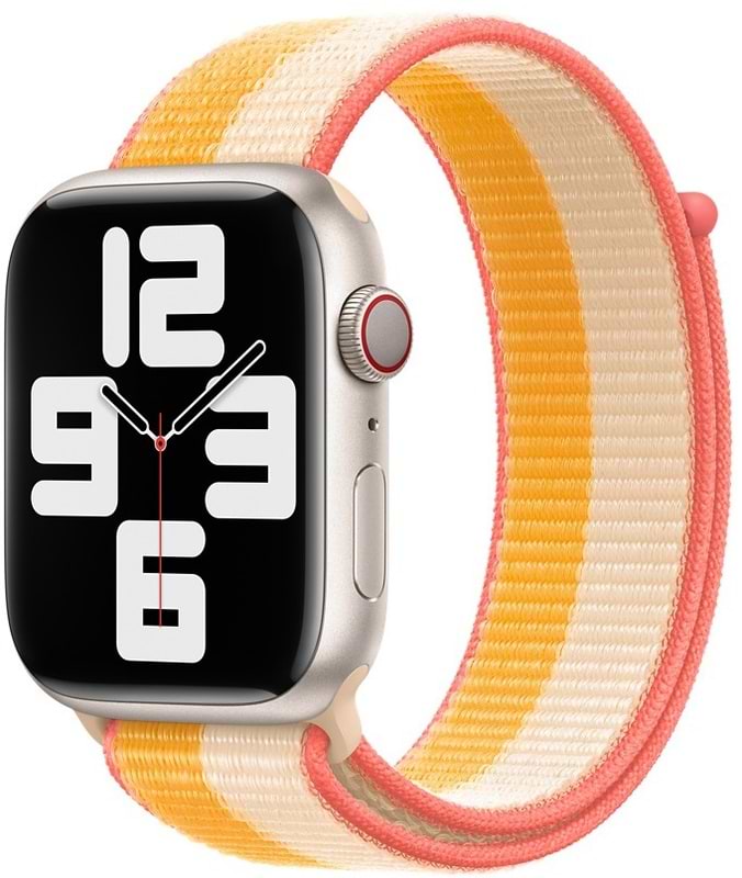Ремінець для смарт-годинника Apple 41mm Maize/White Sport Loop - Regular (ML2N3ZM/A)