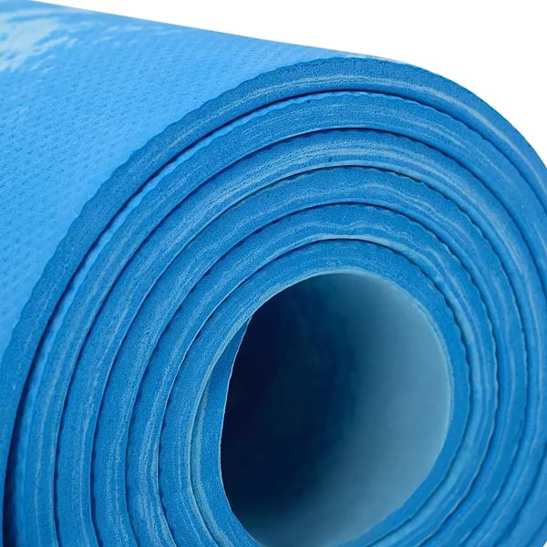 Фото - Коврик для йоги и фитнеса TECOFIT EVA Mat 173х61х6 мм Blue marble (TOP240214835)