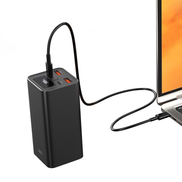 Фото - Батарея мобільна XO 20000mAh 65W  Black (PB97)