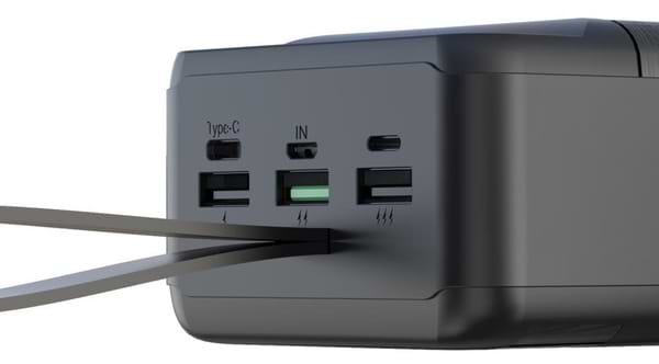 Фото - Уценка - Батарея мобильная XO 30000 mAh 3-Input PD20W+QC22.5W with light Black (PR156)