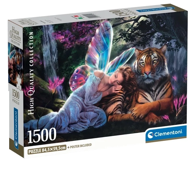 Пазли (8 +) Clementoni Колекція високої якості Чарівна подруга тригра 1500 ел. (31754)