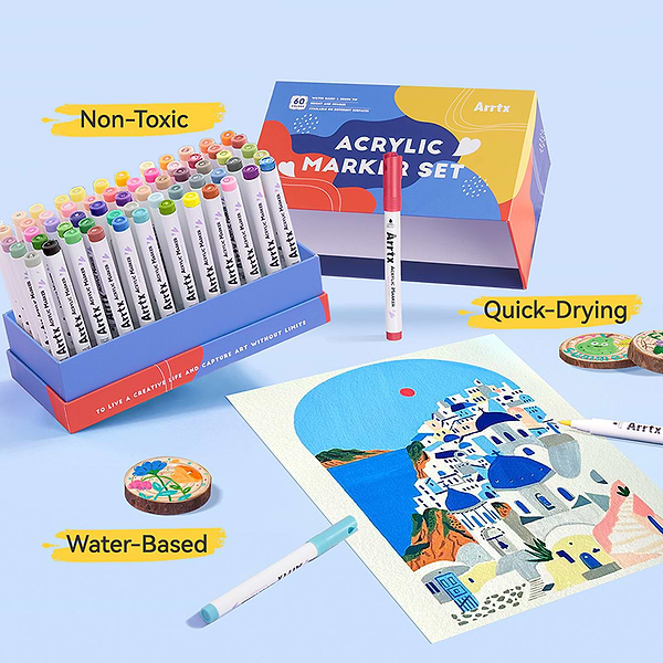 Фото - Набор маркеров Arrtx AACM-0560A 60 шт. (LC303922)