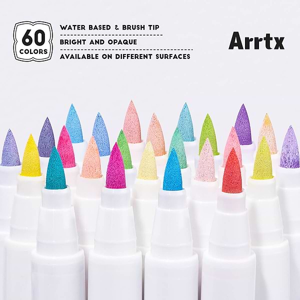 Фото - Набор маркеров Arrtx AACM-0560B 60 шт. (LC303939)