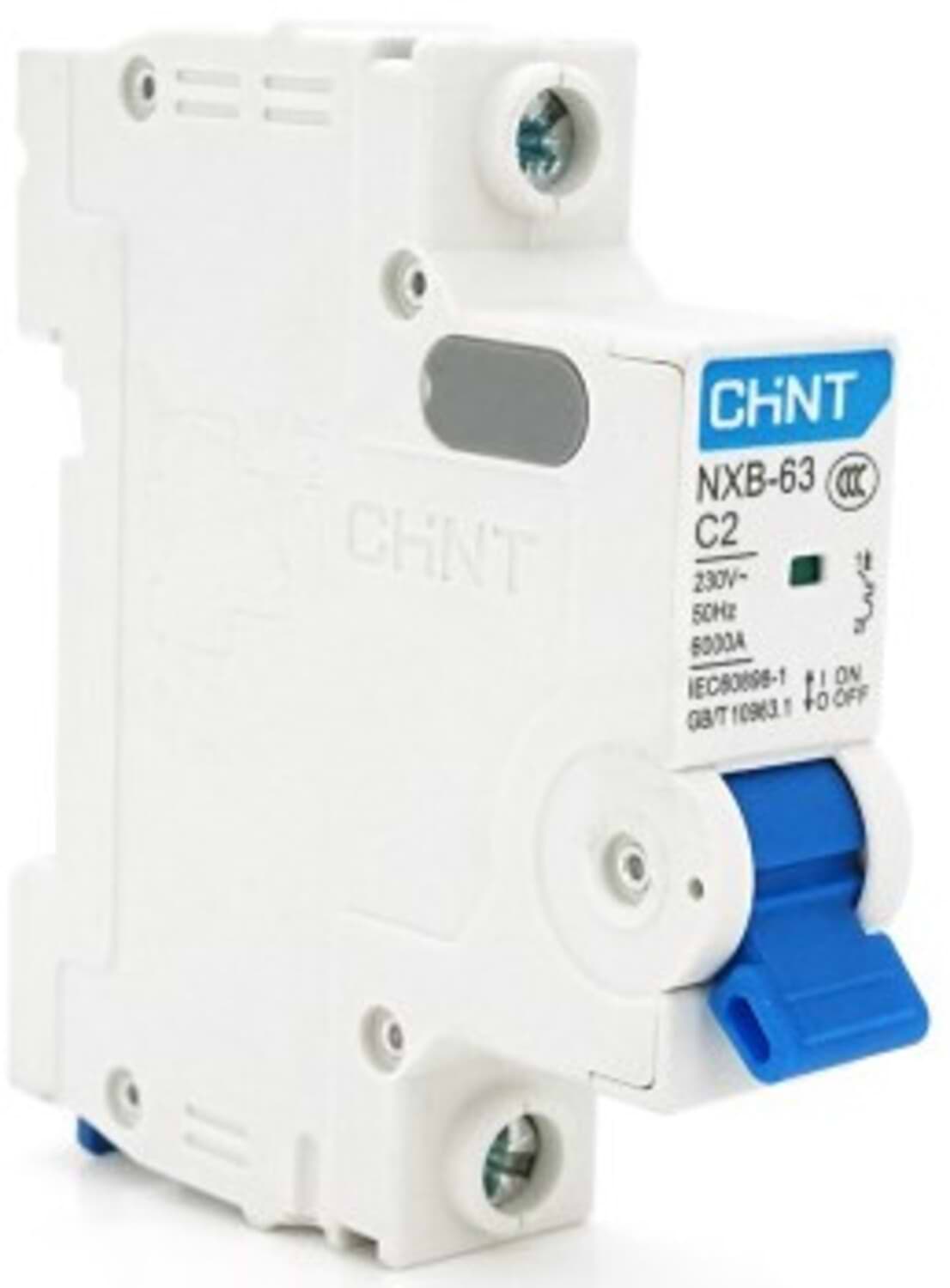 Релейний вимикач CHINT NXB-63 1P C2, 2A