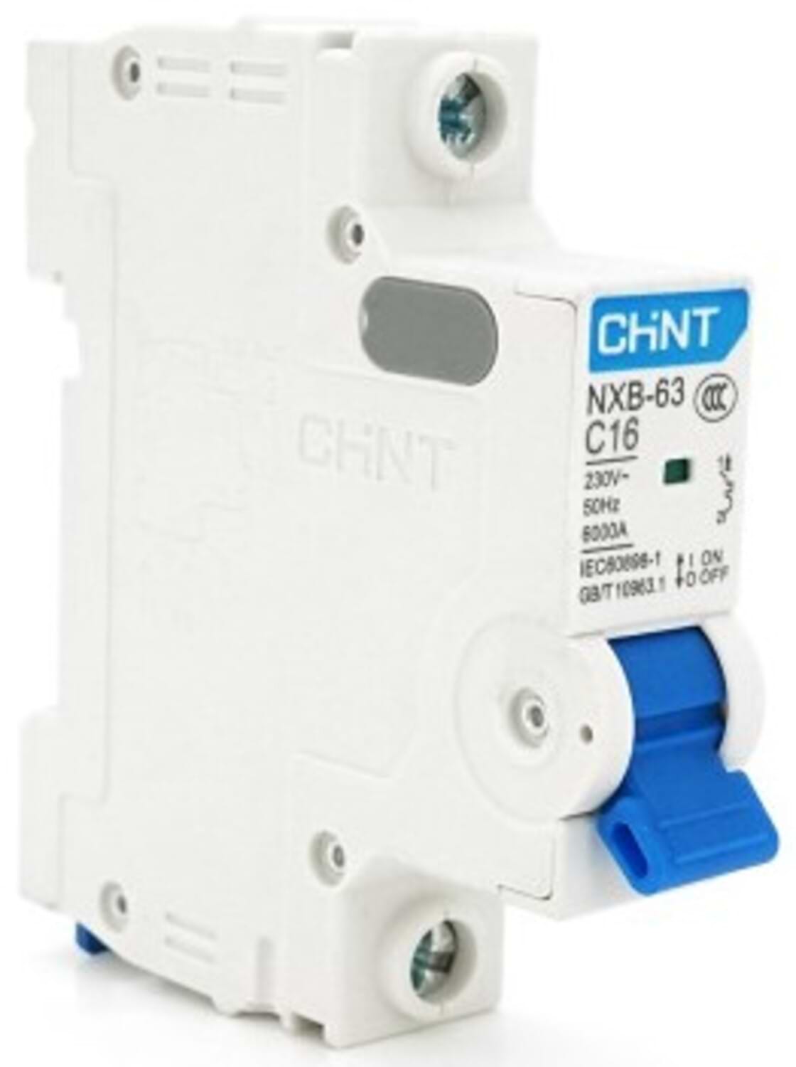 Релейний вимикач CHINT NXB-63 1P C16, 16A