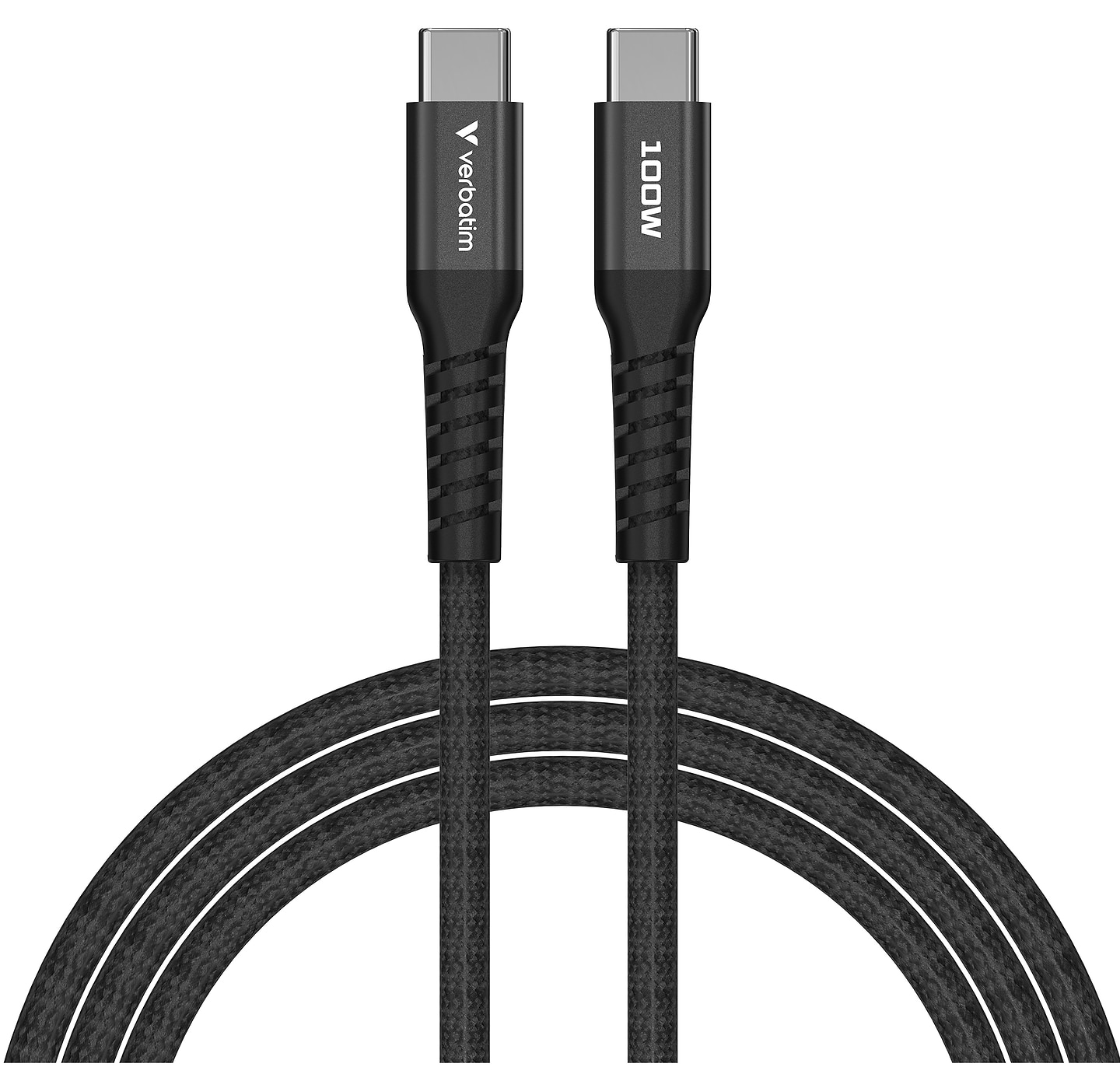 Кабель Verbatim 100 Вт USB-C–USB-C 120 см Black (31863)