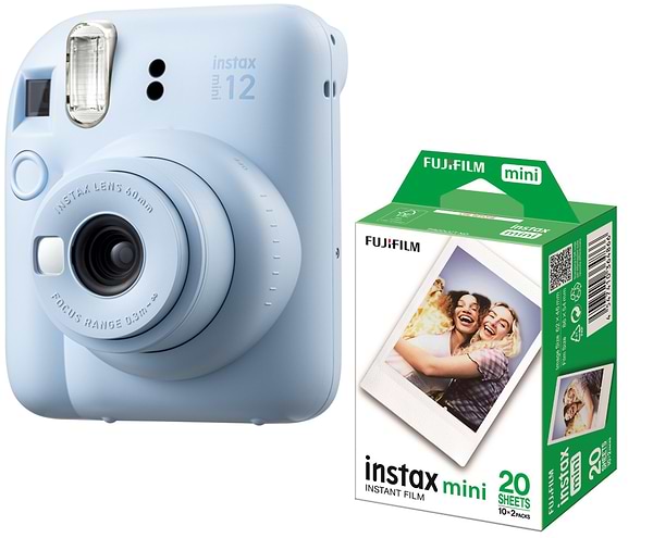 Фото - Комплект техніки Fujifilm Фотокамера + Фотопапір Fujifilm INSTAX MINI 12 Pastel Blue (16806092) + INSTAX Mini Glossy 2x10 шт. (16567828) Фото - Комплект техніки Fujifilm Фотокамера + Фотопапір Fujifilm INSTAX MINI 12 Pastel Blue (16806092) + INSTAX Mini Glossy 2x10 шт. (16567828)