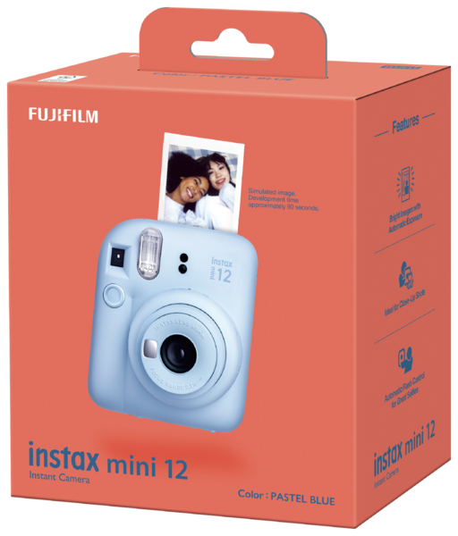 Фото - Фотокамера миттєвого друку Fujifilm INSTAX MINI 12 Pastel Blue (16806092)