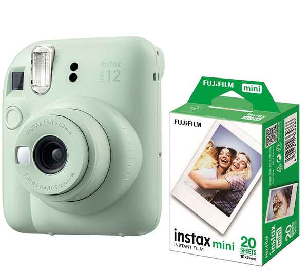 Фото - Комплект техніки Fujifilm Фотопапір + Фотокамера Fujifilm INSTAX Mini Glossy 2x10 шт. (16567828) + INSTAX MINI 12 Mint Green (16806119) Фото - Комплект техніки Fujifilm Фотопапір + Фотокамера Fujifilm INSTAX Mini Glossy 2x10 шт. (16567828) + INSTAX MINI 12 Mint Green (16806119)