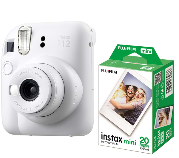 Фото - Комплект техніки Fujifilm Фотопапір + Фотокамера Fujifilm INSTAX Mini Glossy 2x10 шт. (16567828) + INSTAX MINI 12 Clay White (16806121) Фото - Комплект техніки Fujifilm Фотопапір + Фотокамера Fujifilm INSTAX Mini Glossy 2x10 шт. (16567828) + INSTAX MINI 12 Clay White (16806121)