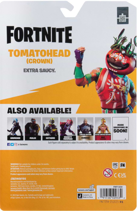 Фото - Коллекционная фигурка Fortnite Solo Mode Tomatohead Crown 10 см (FNT1359)