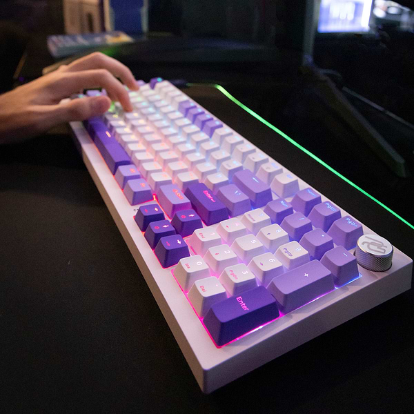 Фото - Клавіатура бездротова ігрова Proove Gaming Slicker (Ukraine Layout) White (WKSL00022402)